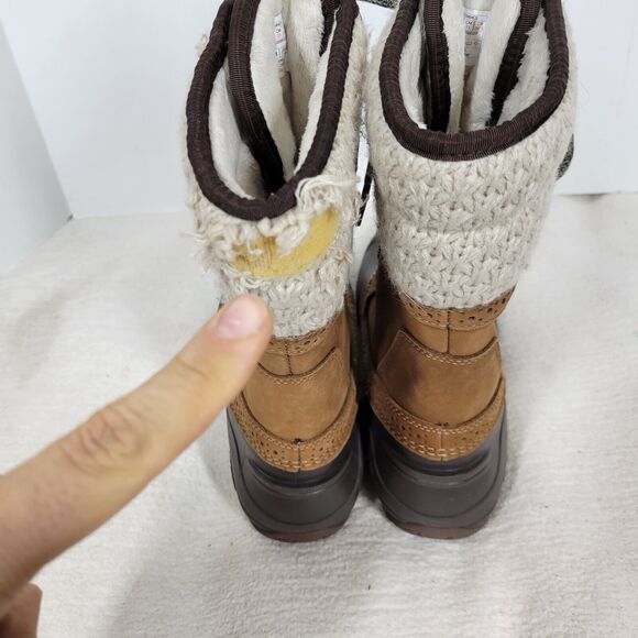The North Face Boots Womens Size 6 Brown Shellista II Mid Daschund Winter Hiking - Picture 5 of 13